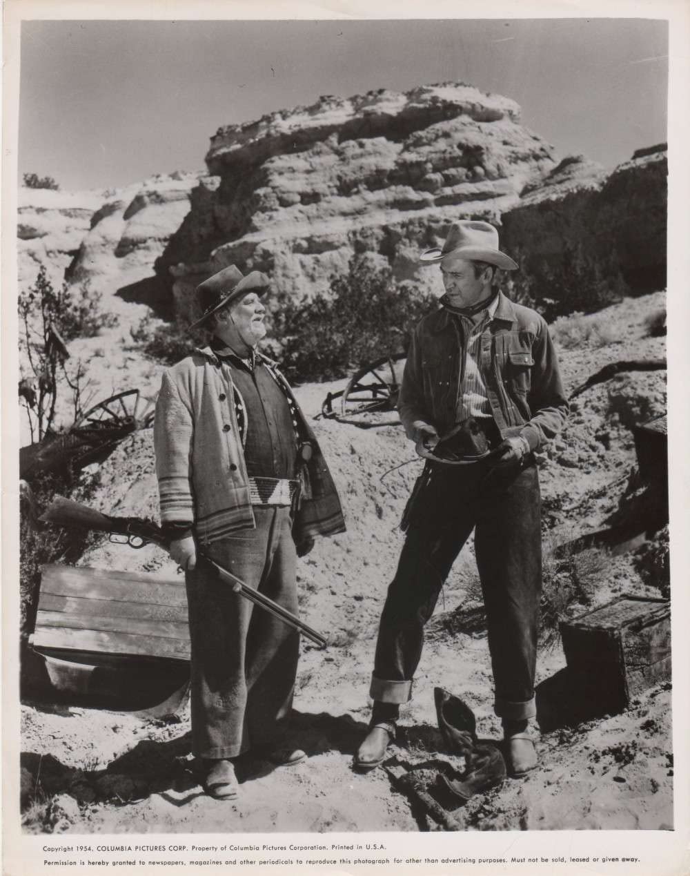 「ララミーから来た男」ジェームズ・スチュワート & ウォーレス・フォードの画像