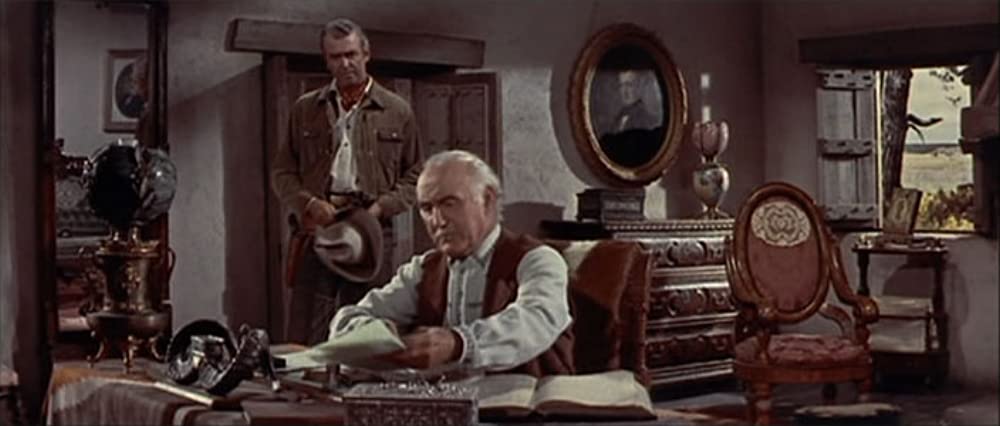 「ララミーから来た男」ジェームズ・スチュワート & ドナルド・クリスプの画像