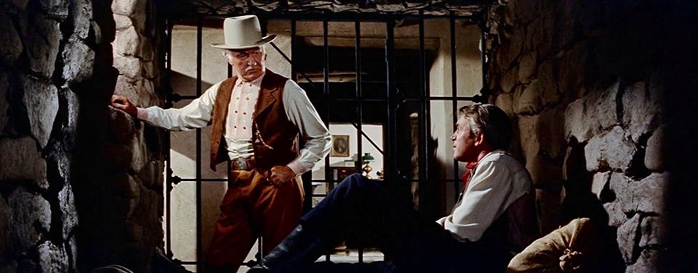 「ララミーから来た男」ジェームズ・スチュワート & ドナルド・クリスプの画像