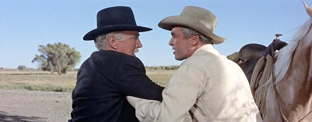 「ララミーから来た男」ジェームズ・スチュワート & ドナルド・クリスプの画像