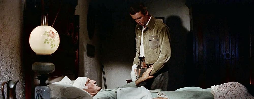 「ララミーから来た男」ジェームズ・スチュワート & ドナルド・クリスプの画像