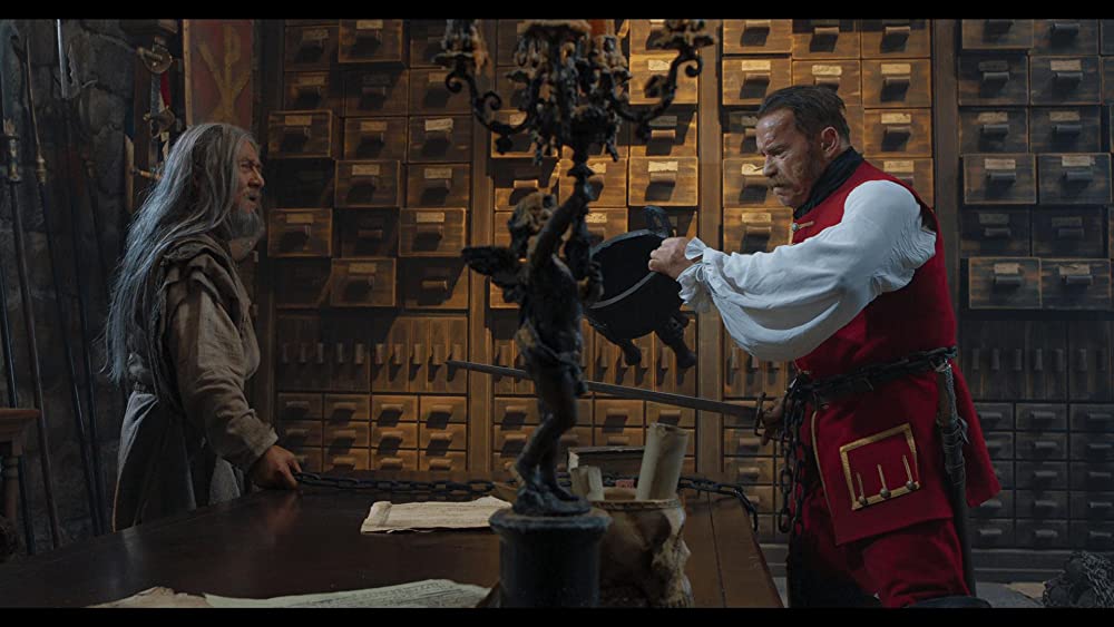 「レジェンド・オブ・ドラゴン 鉄仮面と龍の秘宝」アーノルド・シュワルツェネッガー & ジャッキー・チェンの画像