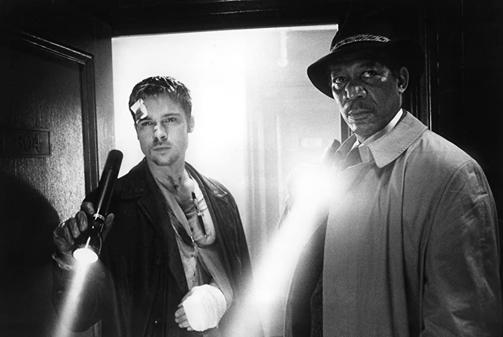 「セブン」ブラッド・ピット & モーガン・フリーマンの画像