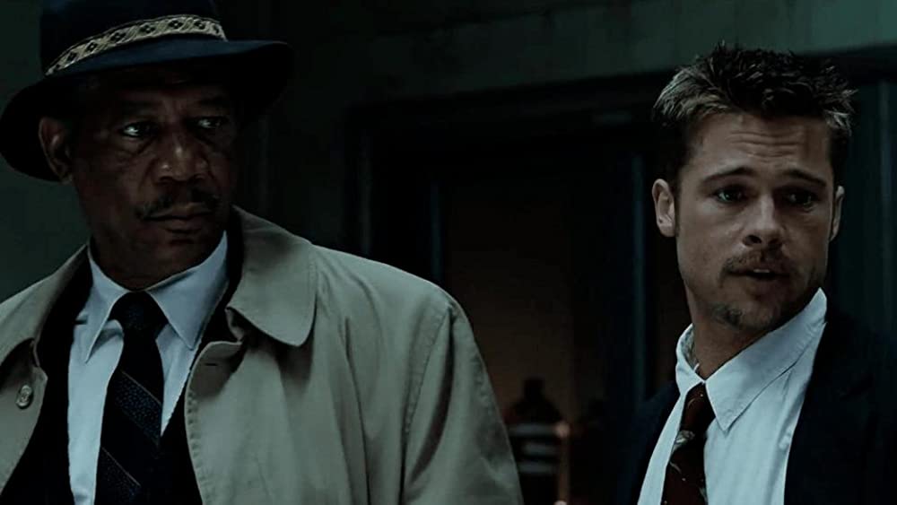 「セブン」ブラッド・ピット & モーガン・フリーマンの画像