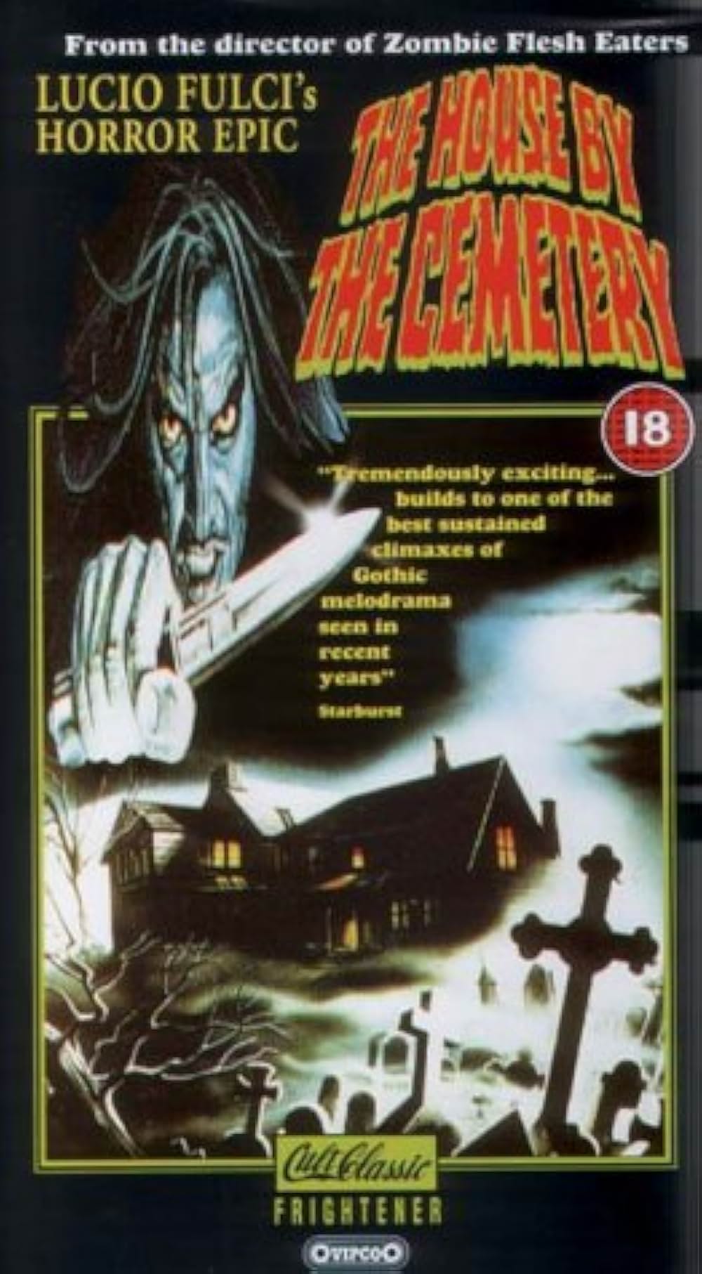 墓地裏の家の画像