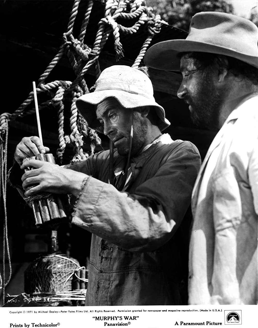 「マーフィの戦い」ピーター・オトゥール & フィリップ・ノワレの画像