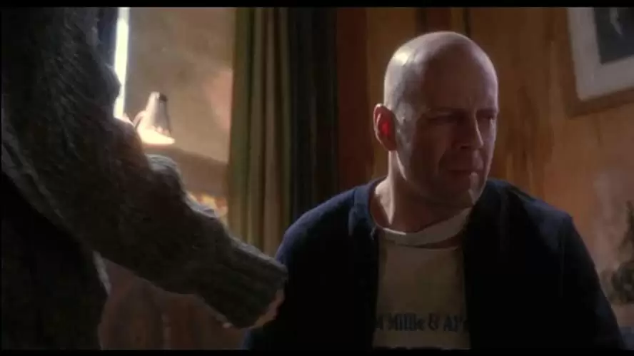 「12モンキーズ」ブルース・ウィリス & マデリーン・ストウの画像