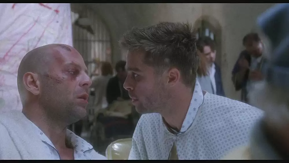 「12モンキーズ」ブラッド・ピット & ブルース・ウィリスの画像