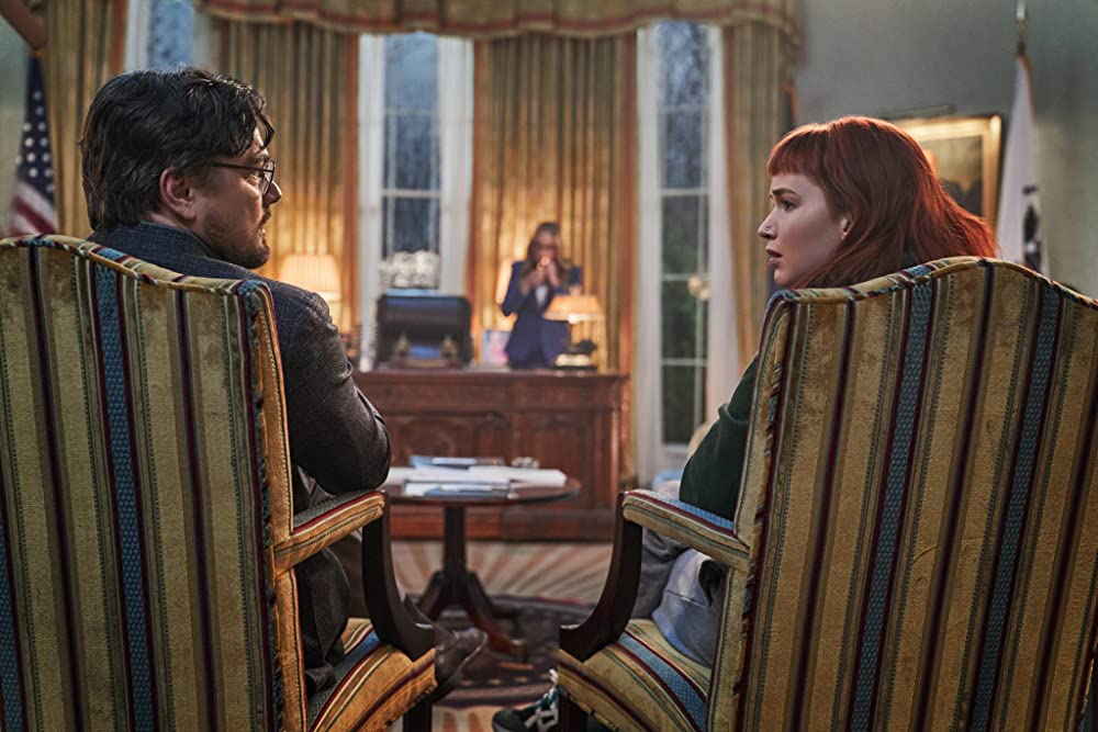 「ドント・ルック・アップ」レオナルド・ディカプリオ & ジェニファー・ローレンスの画像