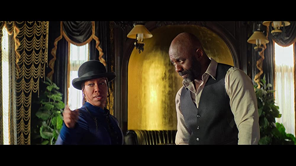 「ザ・ハーダー・ゼイ・フォール 報復の荒野」レジーナ・キング & イドリス・エルバの画像