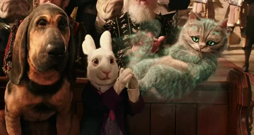 「アリス・イン・ワンダーランド／時間の旅」スティーブン・フライ & ティモシー・スポール & マイケル・シーンの画像