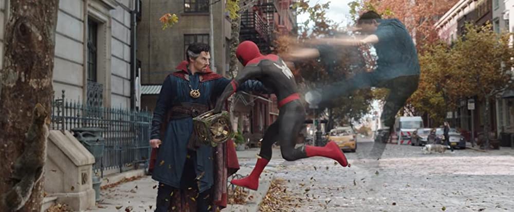 「スパイダーマン：ノー・ウェイ・ホーム」ベネディクト・カンバーバッチ & トム・ホランドの画像