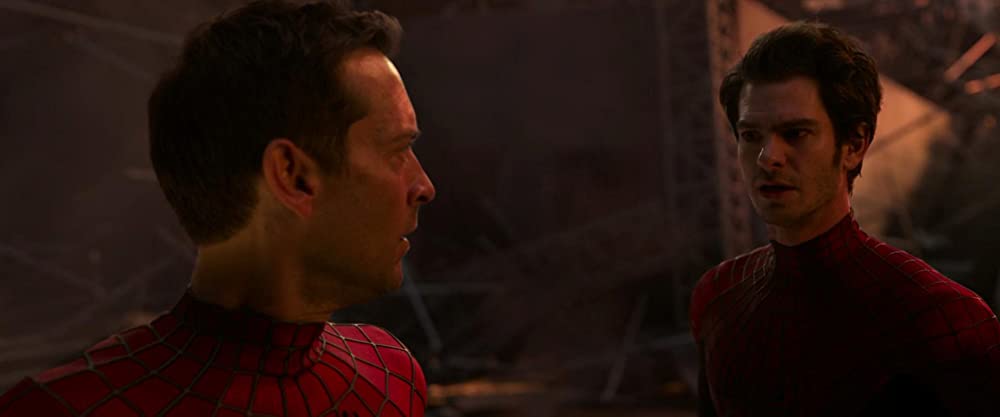 「スパイダーマン：ノー・ウェイ・ホーム」トビー・マグワイア & アンドリュー・ガーフィールドの画像