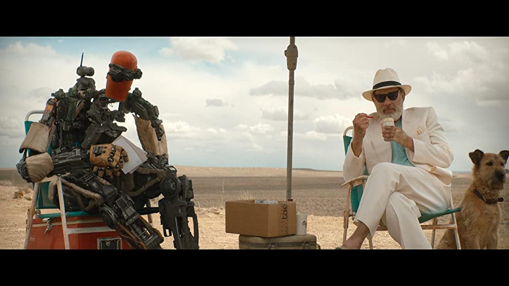 「フィンチ」トム・ハンクス & ケイレブ・ランドリー・ジョーンズの画像