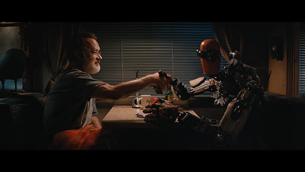 「フィンチ」トム・ハンクス & ケイレブ・ランドリー・ジョーンズの画像