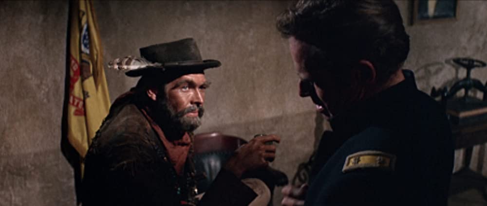 「ダンディー少佐」チャールトン・ヘストン & ジェームズ・コバーンの画像