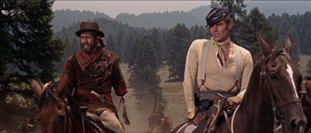 「ダンディー少佐」チャールトン・ヘストン & ジェームズ・コバーンの画像