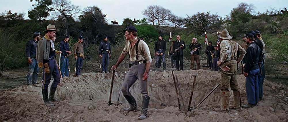 「ダンディー少佐」チャールトン・ヘストン & ジェームズ・コバーン & リチャード・ハリスの画像