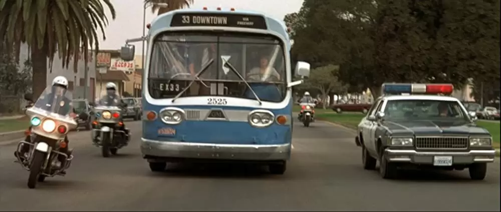 「スピード」サンドラ・ブロック & キアヌ・リーブスの画像