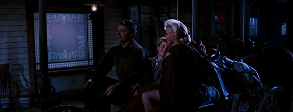 「帰らざる河」ロバート・ミッチャム & マリリン・モンロー & トミー・レティグの画像