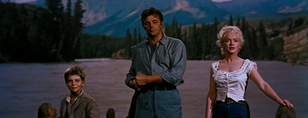 「帰らざる河」ロバート・ミッチャム & マリリン・モンロー & トミー・レティグの画像