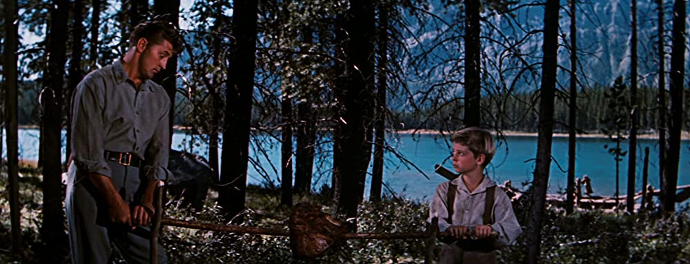 「帰らざる河」ロバート・ミッチャム & トミー・レティグの画像