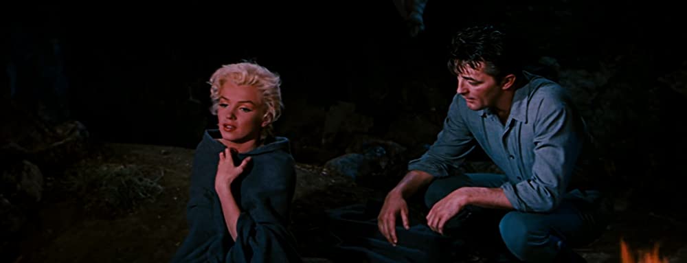 「帰らざる河」ロバート・ミッチャム & マリリン・モンローの画像