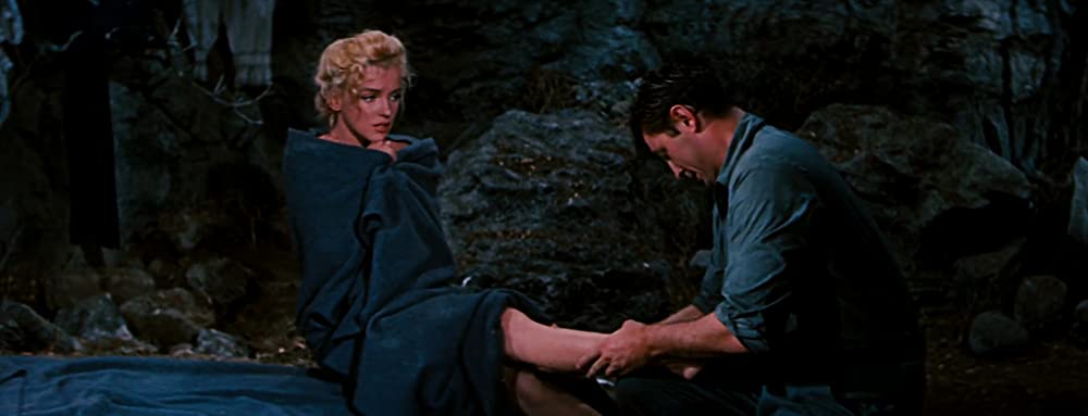 「帰らざる河」ロバート・ミッチャム & マリリン・モンローの画像