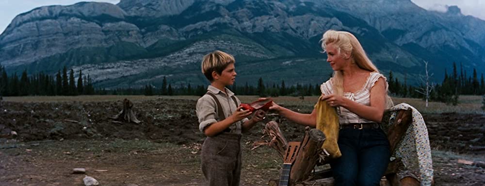 「帰らざる河」マリリン・モンロー & トミー・レティグの画像