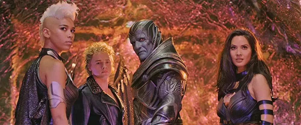 「X-MEN:アポカリプス」オスカー・アイザック & オリビア・マン & アレクサンドラ・シップ & ベン・ハーディの画像