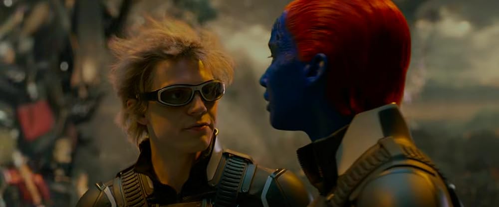 「X-MEN:アポカリプス」エバン・ピーターズ & ジェニファー・ローレンスの画像