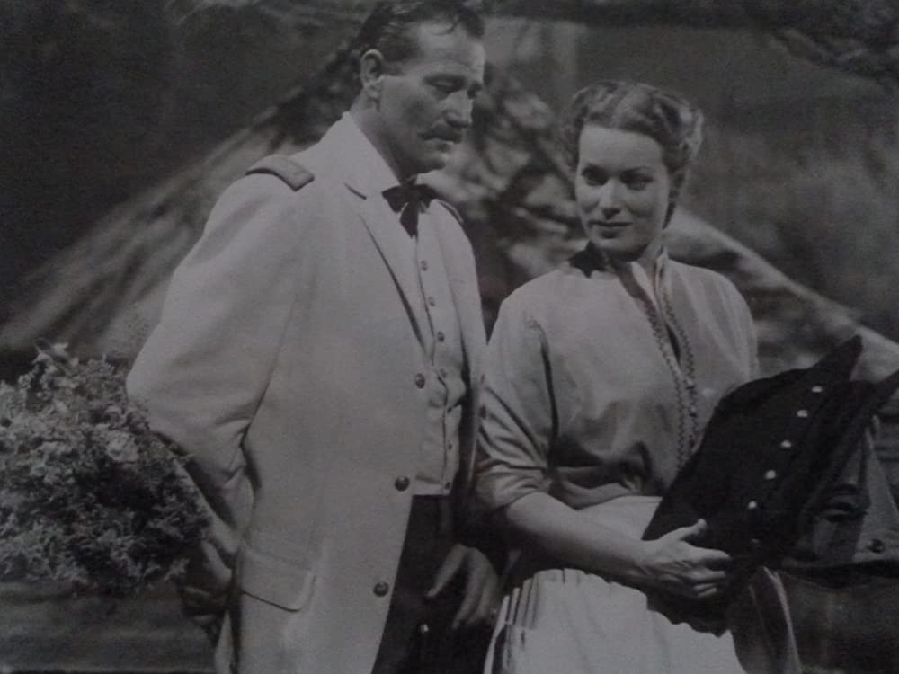 「リオ・グランデの砦」モーリン・オハラ & ジョン・ウェイン & クロード・ジャーマン・Jr.の画像