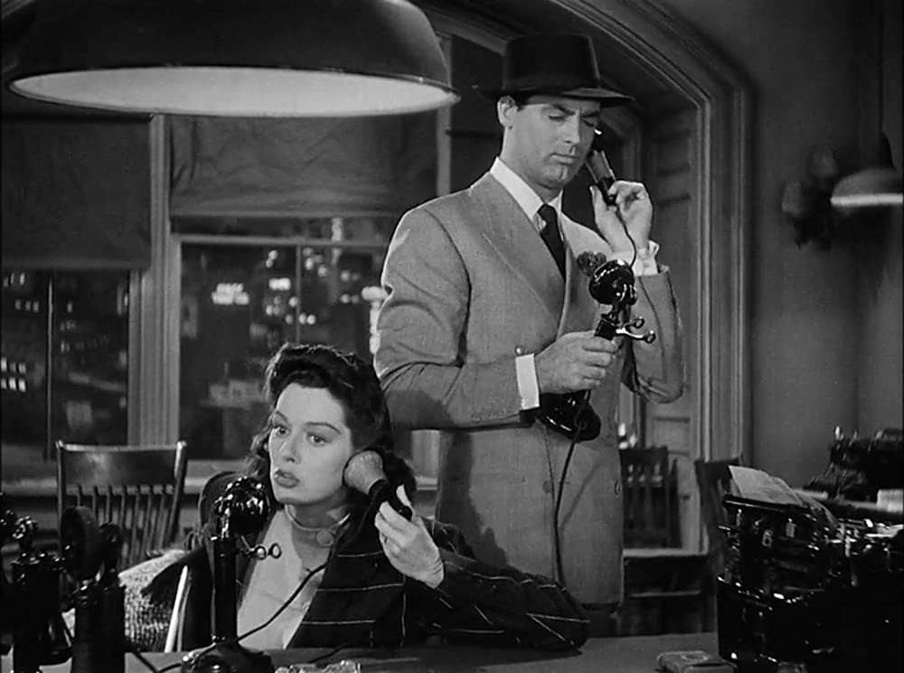 「ヒズ・ガール・フライデー」ケイリー・グラント & ロザリンド・ラッセルの画像