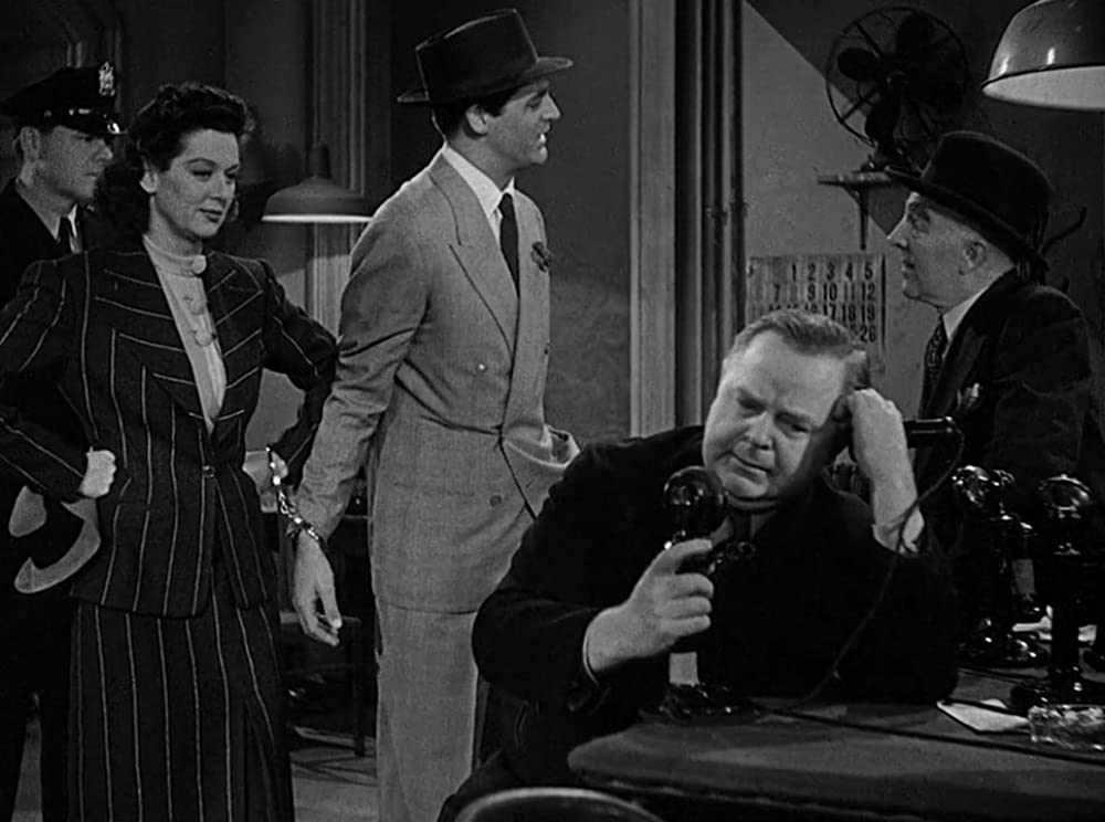 「ヒズ・ガール・フライデー」ケイリー・グラント & クラレンス・コルブ & ジーン・ロックハート & ロザリンド・ラッセルの画像