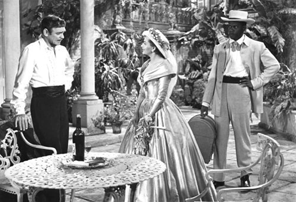 「南部の反逆者」クラーク・ゲーブル & イボンヌ・デ・カーロ & シドニー・ポワチエの画像