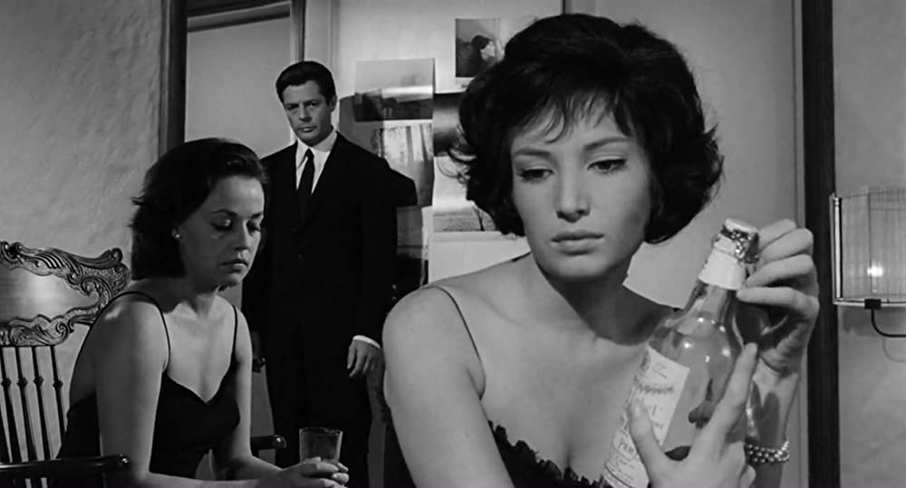 「夜（1961）」マルチェロ・マストロヤンニ & ジャンヌ・モロー & モニカ・ビッティの画像