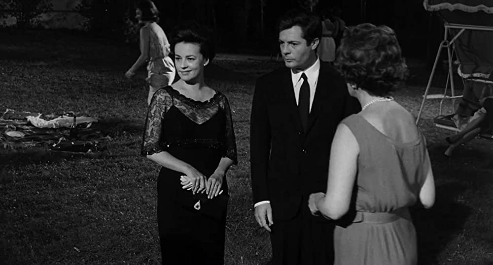 「夜（1961）」マルチェロ・マストロヤンニ & ジャンヌ・モローの画像