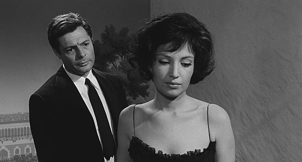 「夜（1961）」マルチェロ・マストロヤンニ & モニカ・ビッティの画像