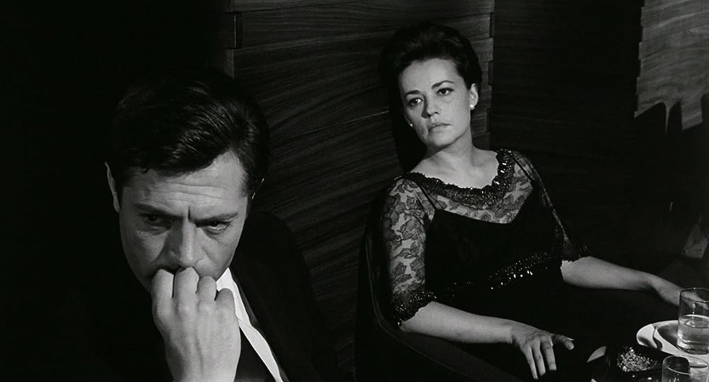 「夜（1961）」マルチェロ・マストロヤンニ & ジャンヌ・モローの画像