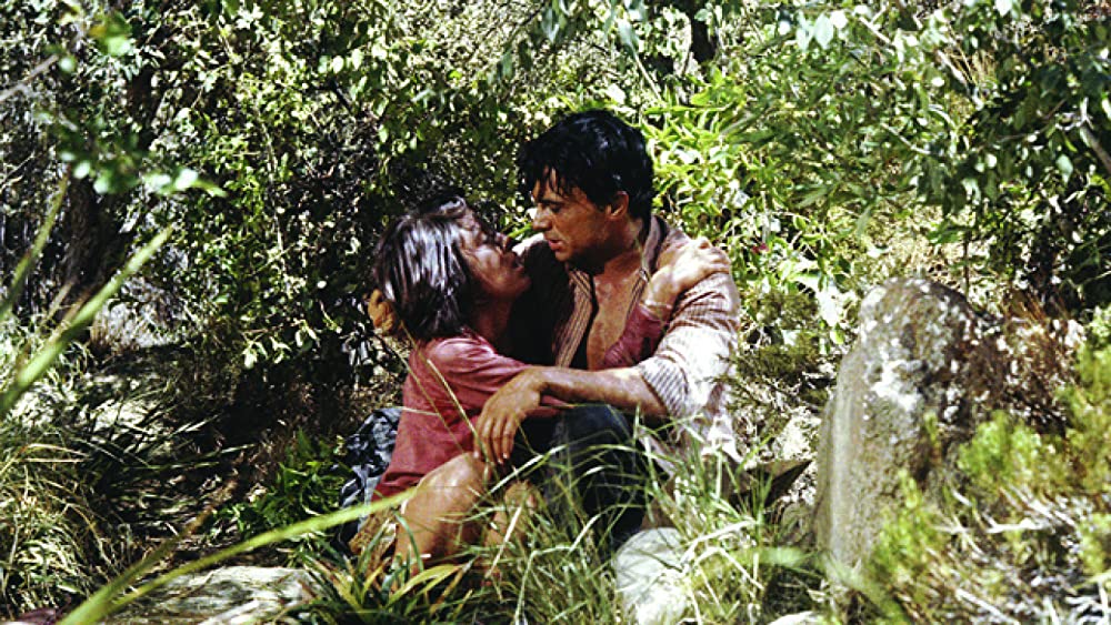 「夕陽に向って走れ」キャサリン・ロス & ロバート・ブレイクの画像