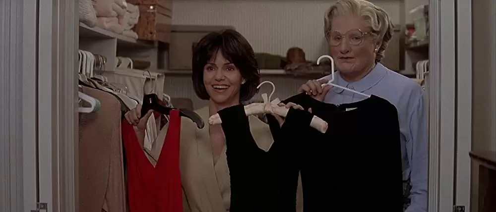 「ミセス・ダウト」ロビン・ウィリアムズ & サリー・フィールドの画像