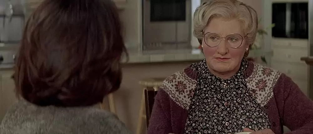 「ミセス・ダウト」ロビン・ウィリアムズ & サリー・フィールドの画像