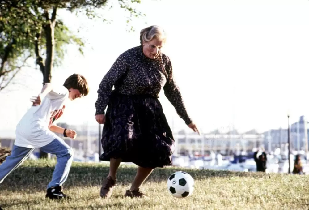 「ミセス・ダウト」ロビン・ウィリアムズ & Matthew Lawrenceの画像