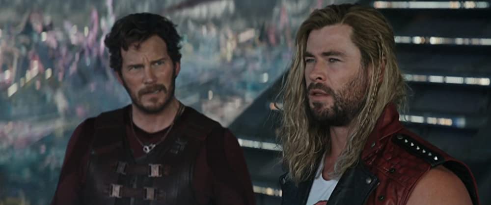 「ソー：ラブ＆サンダー」クリス・プラット & クリス・ヘムズワースの画像