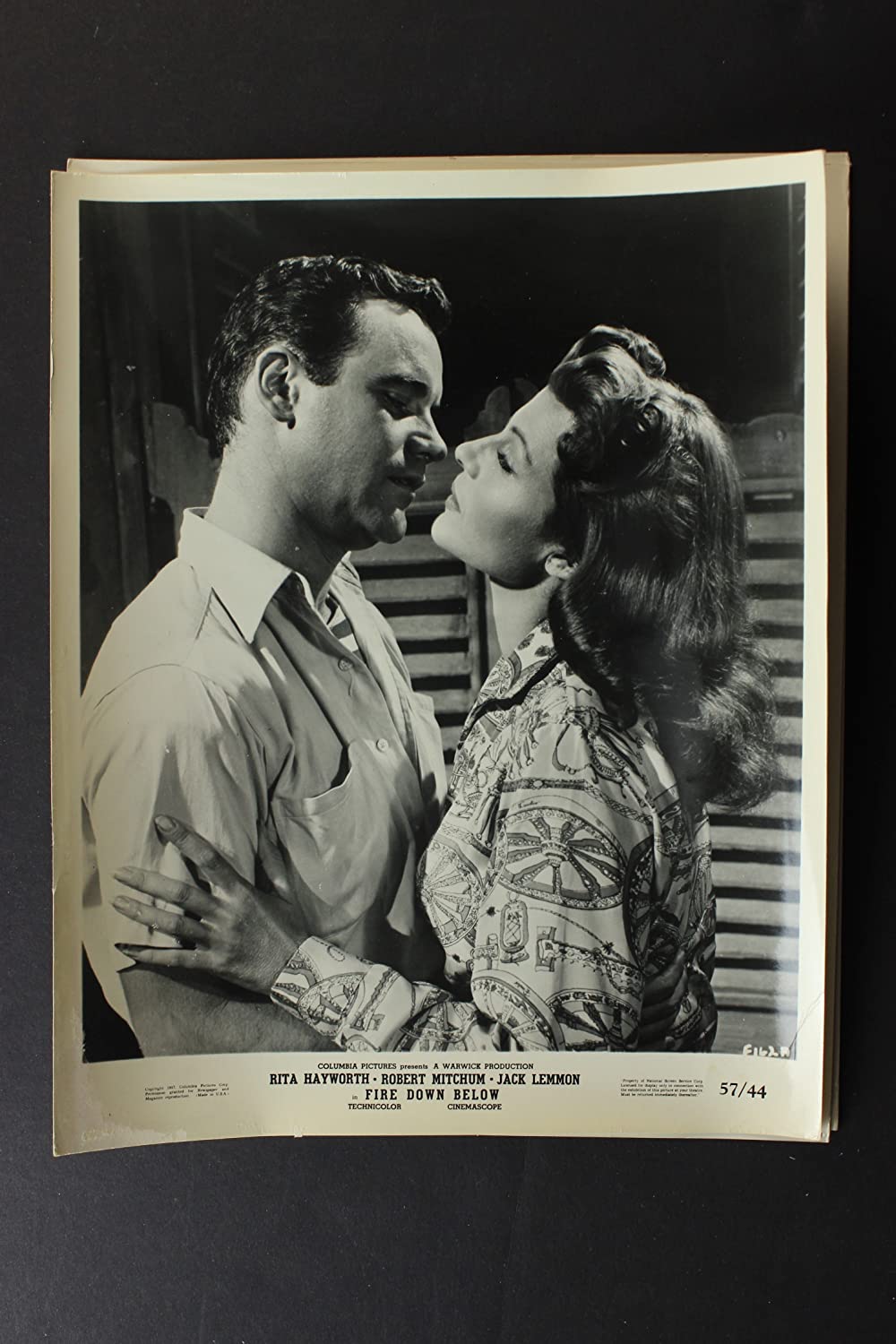 「海の荒くれ」リタ・ヘイワース & ジャック・レモンの画像