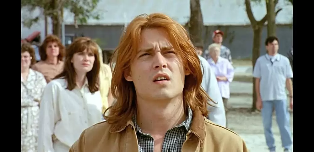 「ギルバート・グレイプ」ジョニー・デップの画像