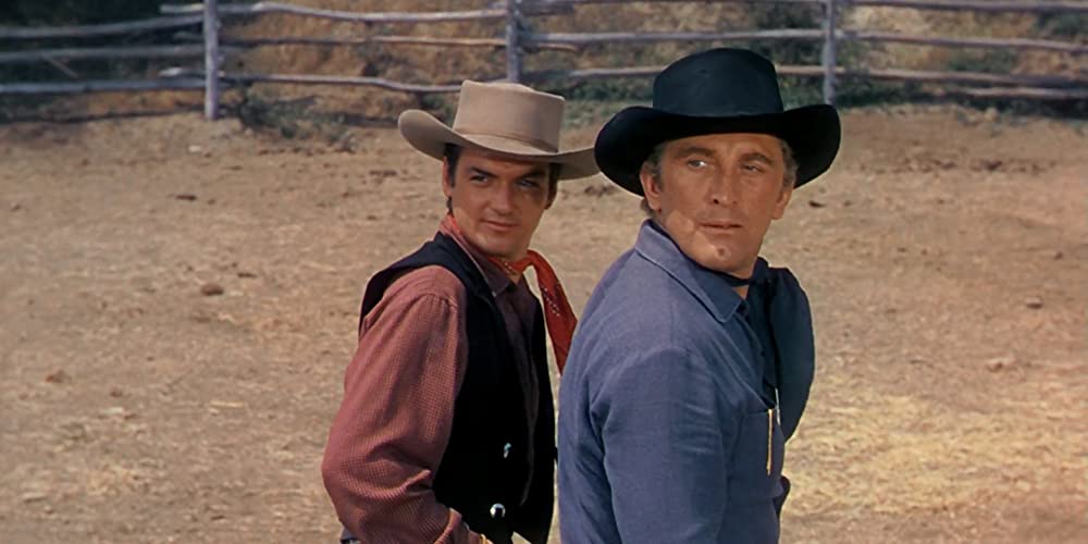 「星のない男」カーク・ダグラス & ウィリアム・キャンベルの画像