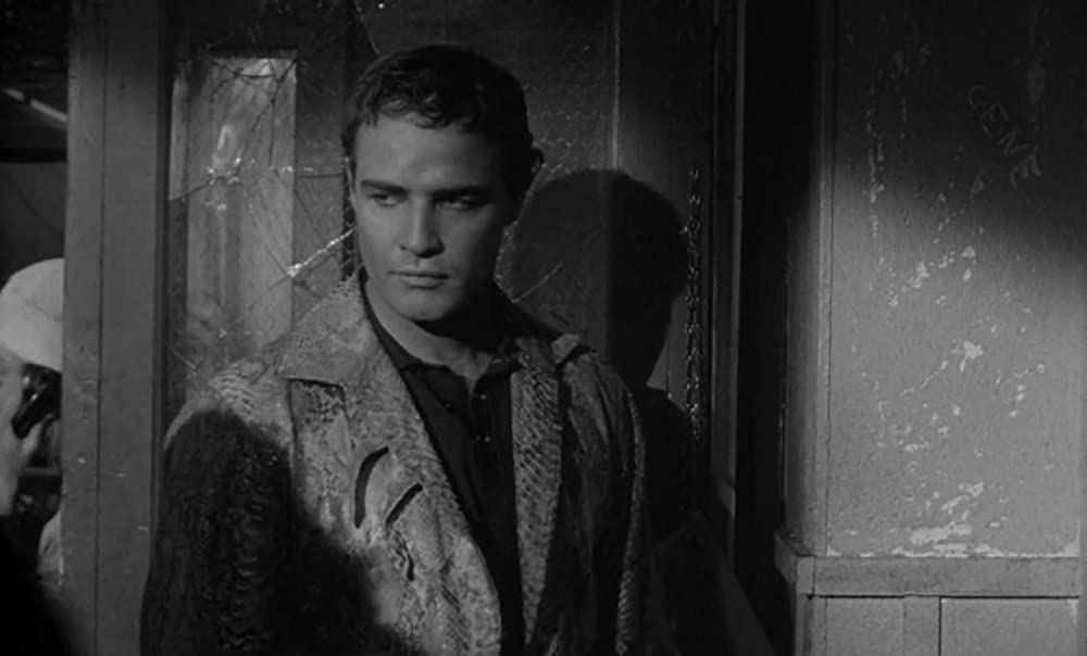 蛇皮の服を着た男の画像