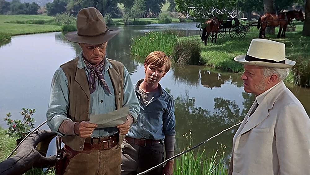 「ガンファイターの最後」リチャード・ウィドマーク & ラリー・ゲイツ & Michael McGreeveyの画像