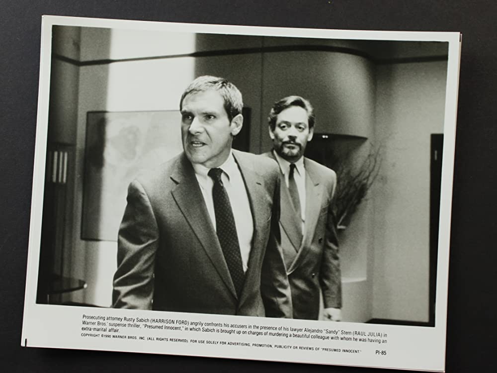 「推定無罪」ハリソン・フォード & ラウル・ジュリアの画像